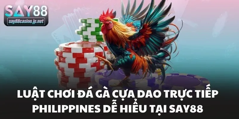 Luật chơi đá gà cựa dao trực tiếp philippines dễ hiểu tại Say88